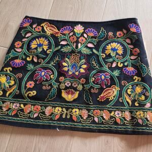 Stunning embroidered skirt by zara